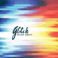 abstract glitch distort effect vector