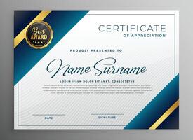 award diploma certificate template design illustration vector