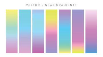 vibrante vistoso holograma color gradientes vector