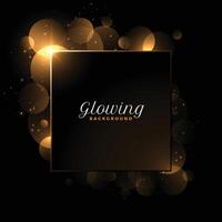 shiny glowing luxury background with text space vector