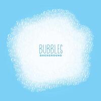 soap or shampoo bubbles background vector