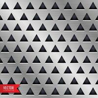 triángulo metal antecedentes diseño vector
