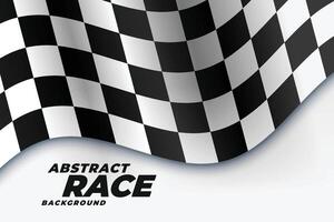 checkered racing flag sports background vector