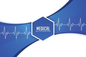stylish medical and healthcare concept background design vector
