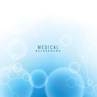 medical science background with particles vector