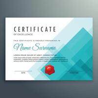 premium multipurpose business certificate template design in modern geometric style vector