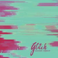glitch background with duotone shade vector