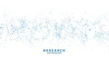 science and research background with abstract lines vector