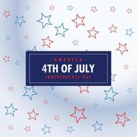 4th of july silver background vector