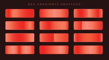 bright red shiny gradients background vector