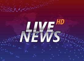 live news background concept design vector