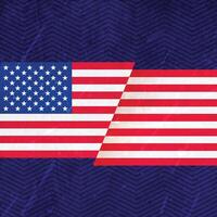 bandera de estados unidos de américa vector