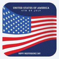 usa 4th of july independence day vector