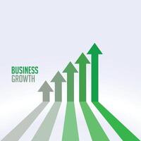 concepto de flecha de gráfico de crecimiento y éxito empresarial vector