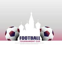 Rusia fútbol americano torneo juego antecedentes vector