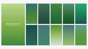 Fresco verde eco gradientes antecedentes vector