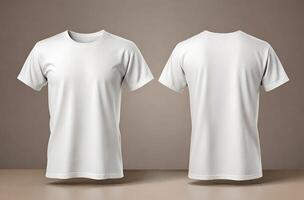 White Shirt Front and Back photo