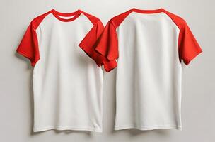 Blank T Shirt Front and Back photo