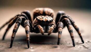 Close up image of Jumping Spider. Created with . photo