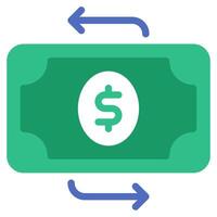 Cash Flow icon for web, app, infographic, etc vector