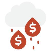 Money Rain icon for web, app, infographic, etc vector