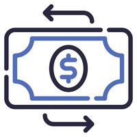 Cash Flow icon for web, app, infographic, etc vector