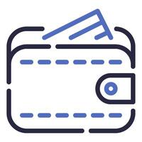 Billfold icon for web, app, infographic, etc vector