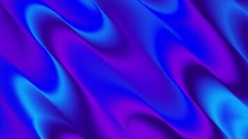 Liquid gradient shimmering with blue, purple, cyan, magenta colors. Abstract background video