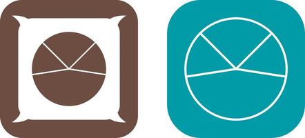 Pie Chart Analysis Icon Design vector