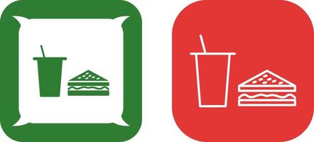 Unique Lunch Icon Design vector