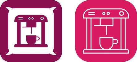 Unique Coffee Machine Icon Design vector