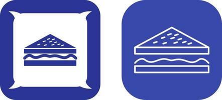 Unique Sandwich Icon Design vector