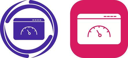 Page Speed Icon Design vector