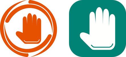 Unique Hand Tool Icon Design vector