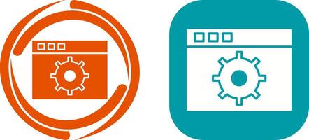 Unique Settings Icon Design vector