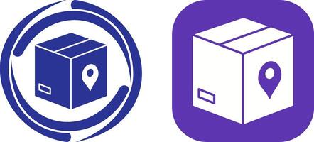 Unique Tracking Services Icon Design vector
