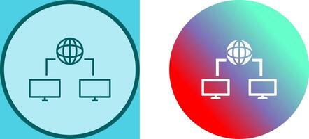 Unique Internet Connectivity Icon Design vector