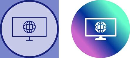 Unique Intranet Icon Design vector