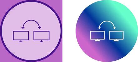 Unique Connected Systems Icon Design vector