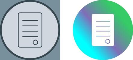 Unique Reports Icon Design vector