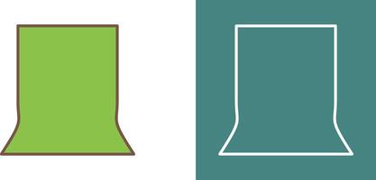 Unique Back Stand Icon Design vector