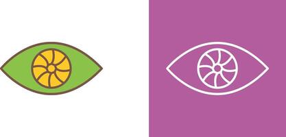 Unique Eye Icon Design vector