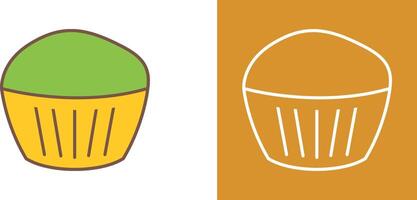 Chocolate Muffin Icon Design vector