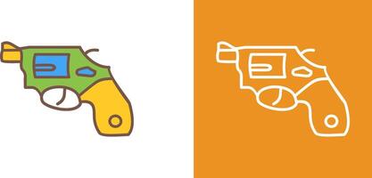 Unique Revolver Icon Design vector