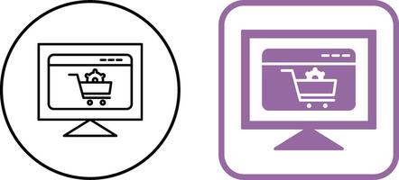 Ecommerce Settings Icon Design vector
