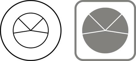 Pie Chart Analysis Icon Design vector