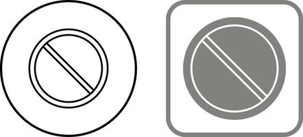 Prohibited Icon Design vector