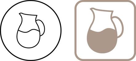 Milk Jug Icon Design vector