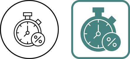 Timer Icon Design vector