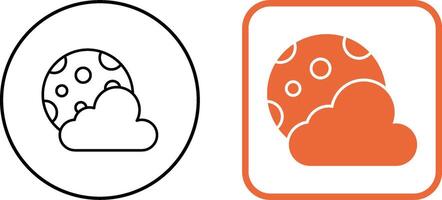 Moon Icon Design vector